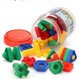 Colorful Building Blocks Set for Kids - never used